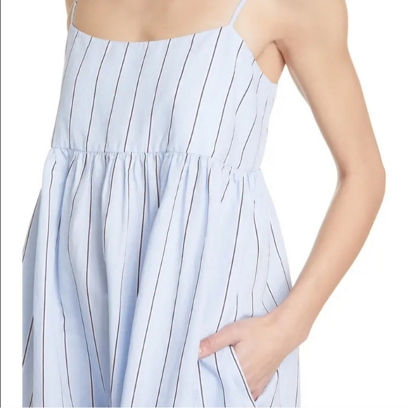 Frame Gemma Asymmetrical Dress In Ciel Multi Size Small - Picture 3 of 13